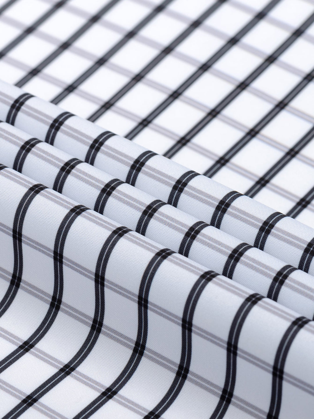 Chemise à carreaux à manches longues avec boutons & Pantalon droit à taille élastique