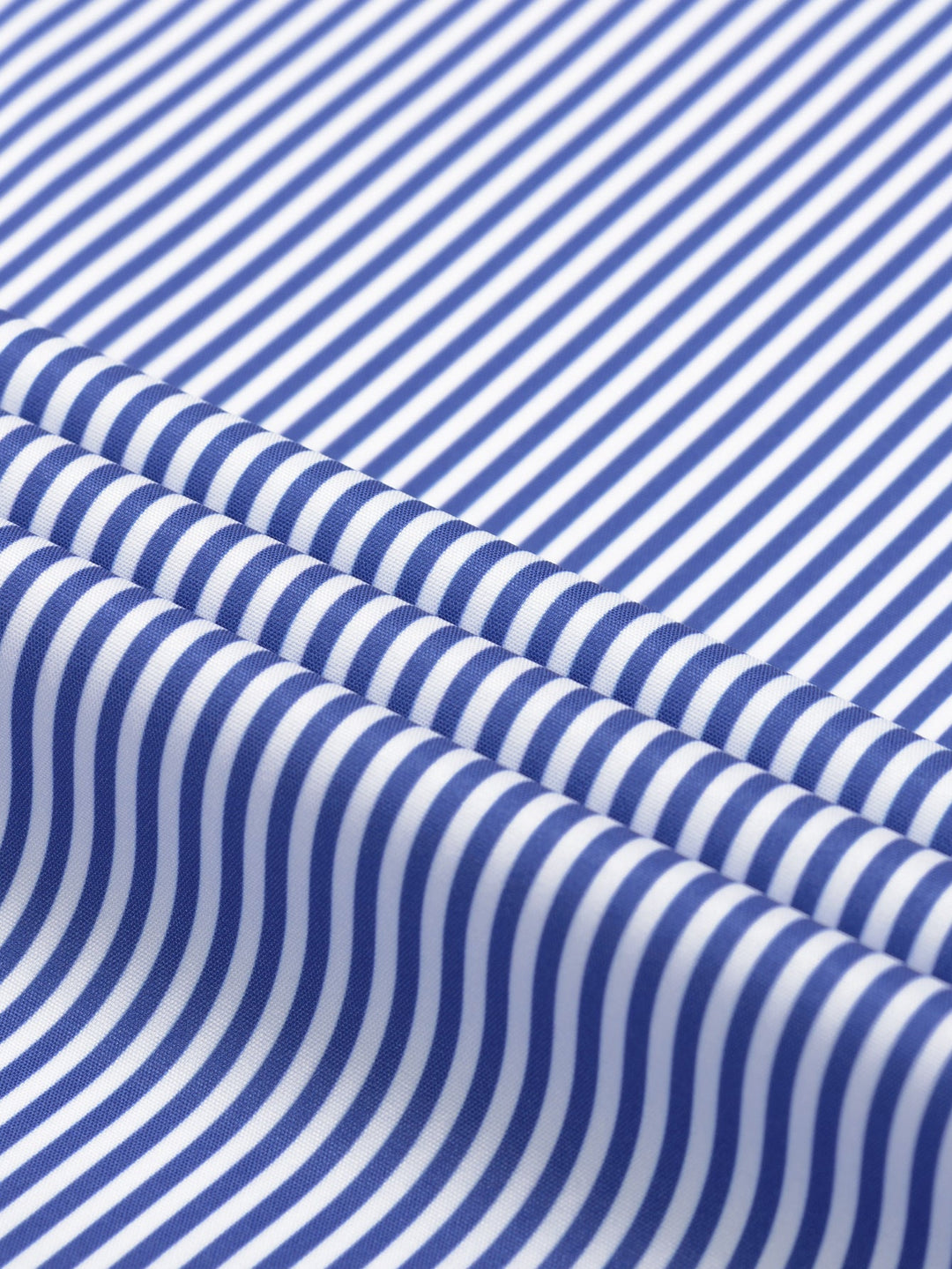 Chemise à rayures à manches longues avec boutons & Pantalon droit à taille élastique