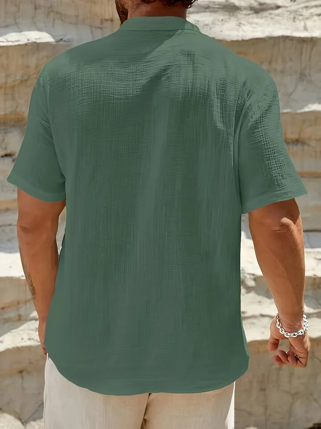 Savrani™ | Chemise d'été élégante à col haut