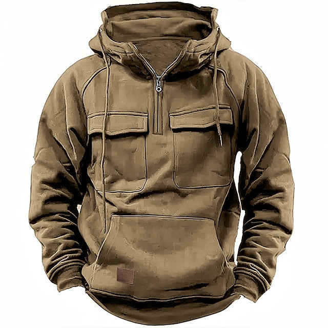 Nolan™ | Hoodie d'automne élégant avec fermeture éclair