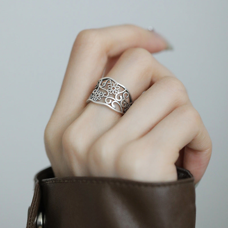 Bonnie - Bague en Argent Vintage