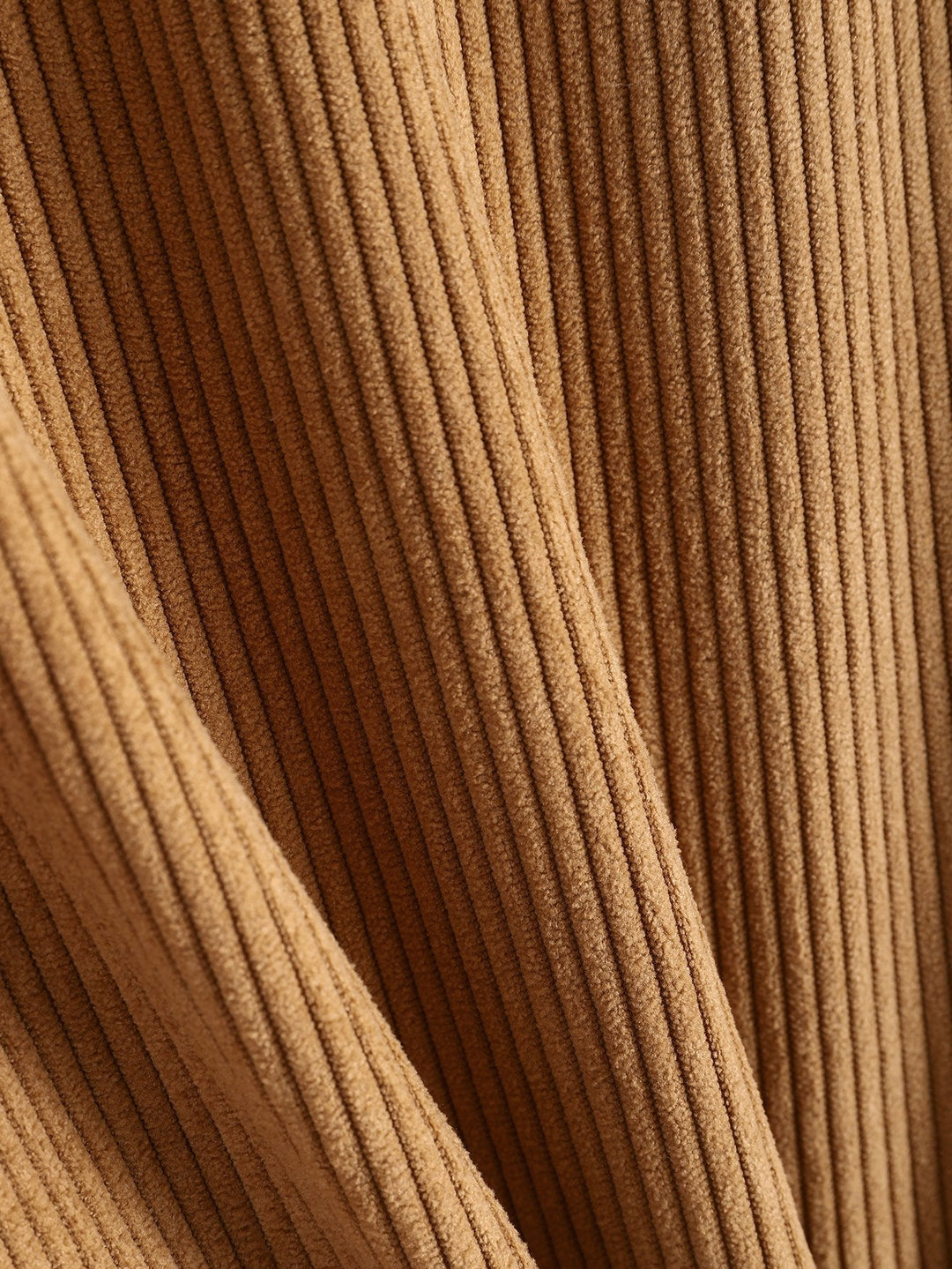 Chemise à capuche patchwork en flanelle à carreaux coupe décontractée & pantalon droit en velours côtelé