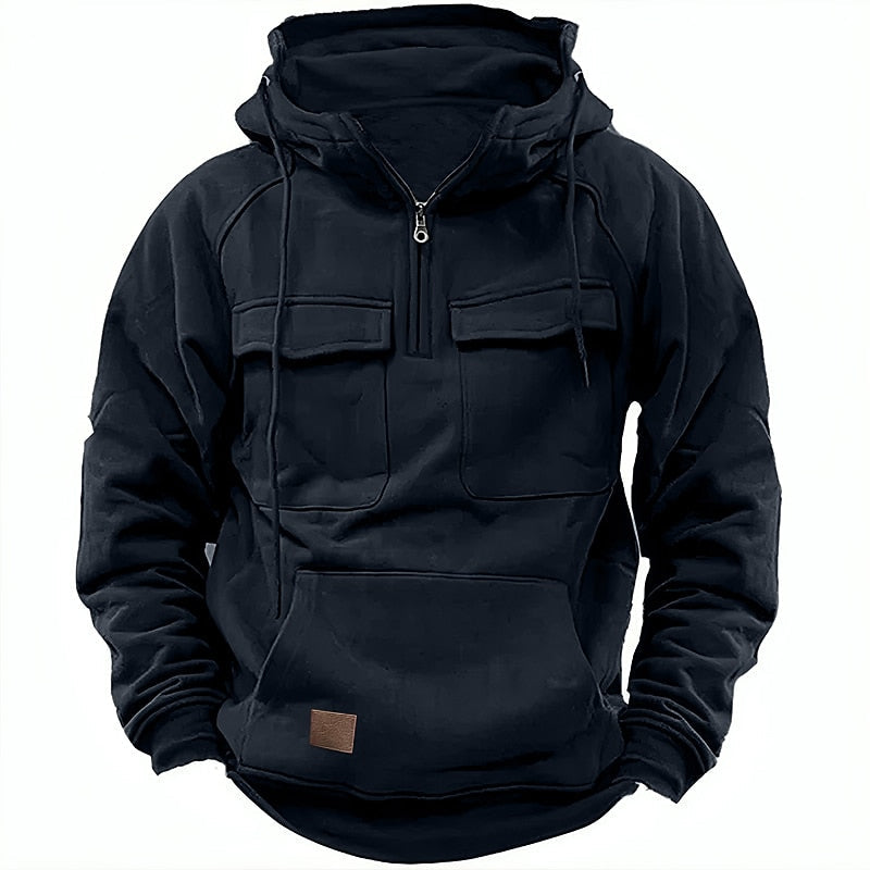 Nolan™ | Hoodie d'automne élégant avec fermeture éclair