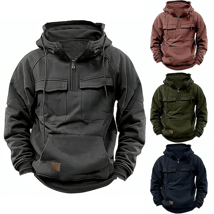 Nolan™ | Hoodie d'automne élégant avec fermeture éclair