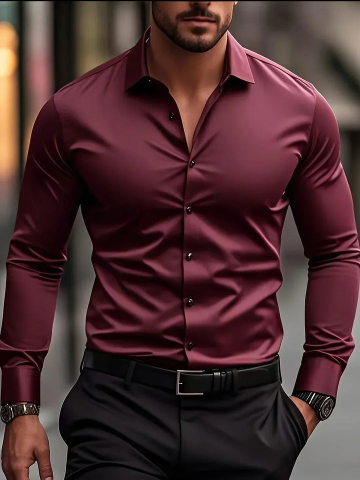 Savrani™ | Chemise élégante à manches longues avec boutons