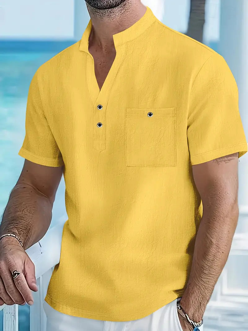 Savrani™ | Chemise élégante à manches courtes
