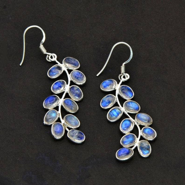 Luna™ | Boucles d'oreilles Élégantes en Pierre de Lune
