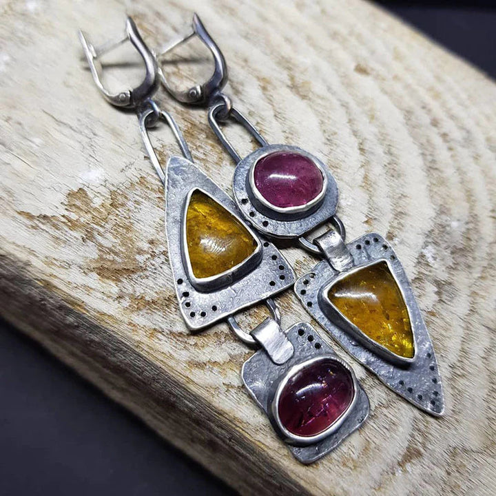 Luna™ | Boucles d'oreilles triangulaires géométriques vintage