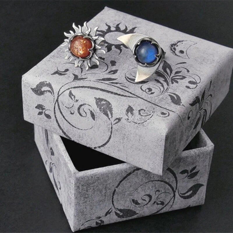 LunaSol™ | Boucles d'oreilles Élégantes Soleil et Lune
