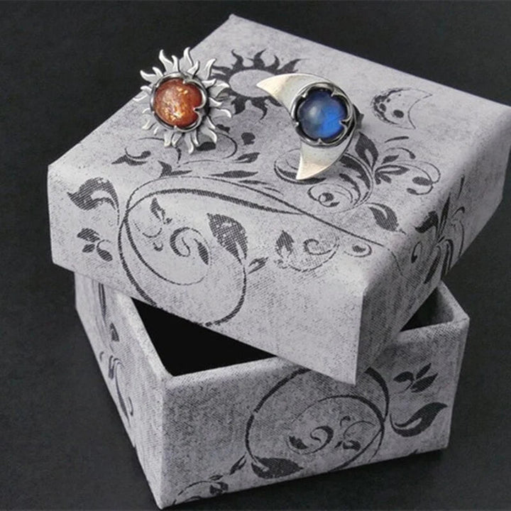 LunaSol™ | Boucles d'oreilles Élégantes Soleil et Lune