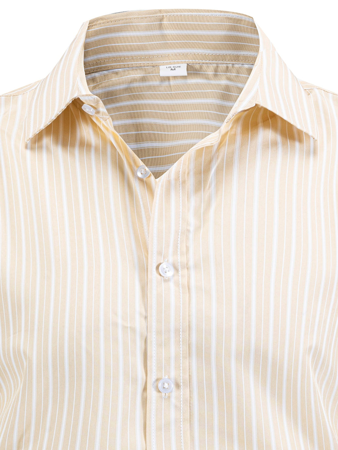 Chemise à rayures à manches longues avec boutons