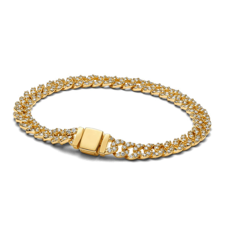 Liora™ | Bracelet Cubain Éclatant en Moissanite