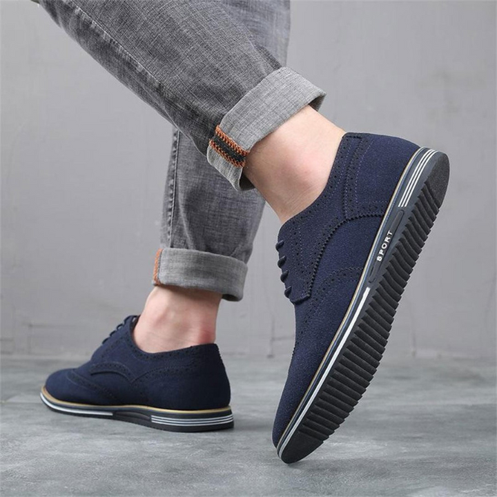 Carl - Chaussures Richelieu en Daim