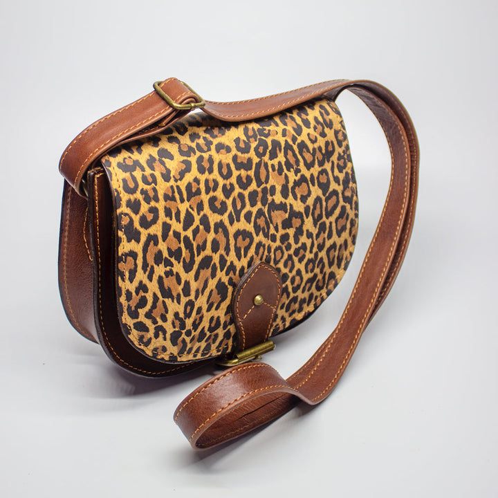 Sac à bandoulière imprimé animal