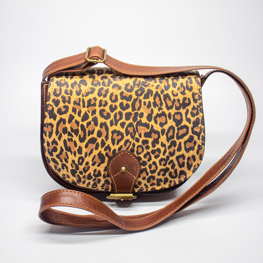 Sac à bandoulière imprimé animal