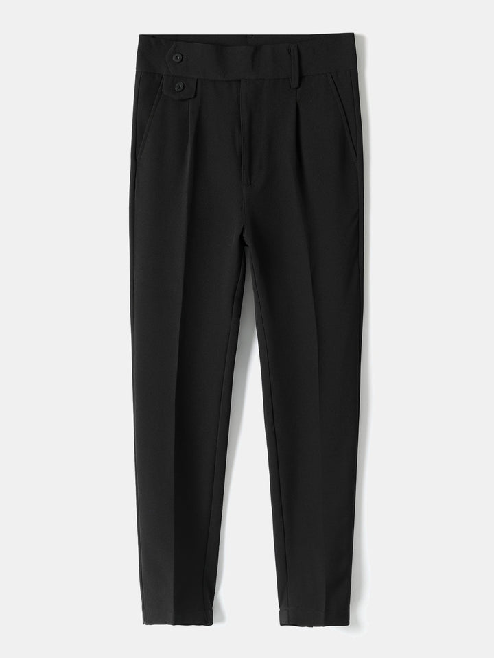 Pantalon ajusté fuselé court