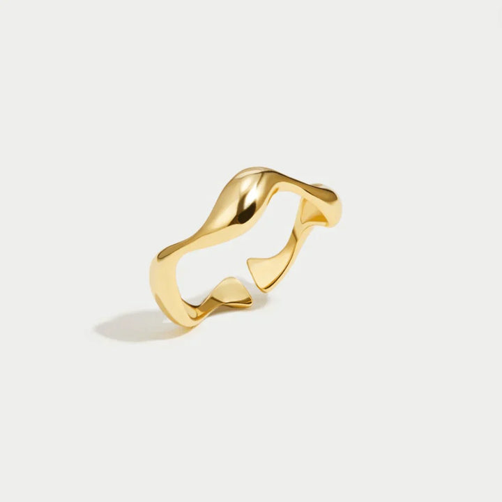 Bague Elyra Smooth Flow | Or