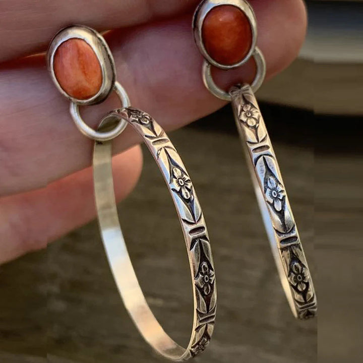 Luna™ | Boucles d'oreilles Bohèmes Vintage en Onyx