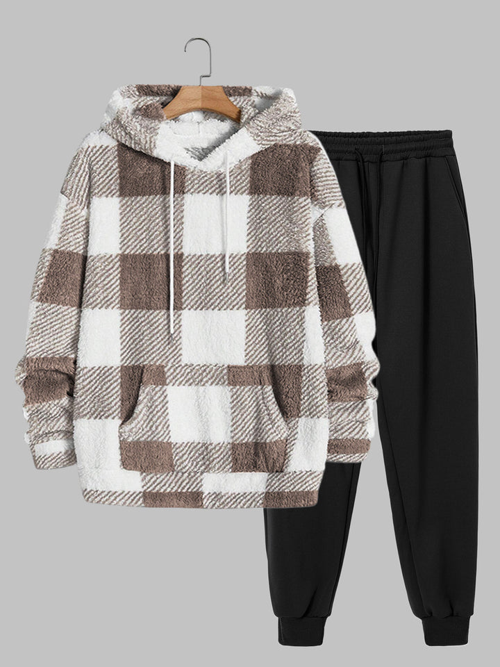Ensembles Léon™ | Veste à carreaux & pantalon en velours