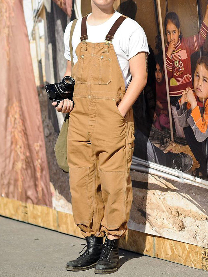 Luc™ | Salopette camel vintage