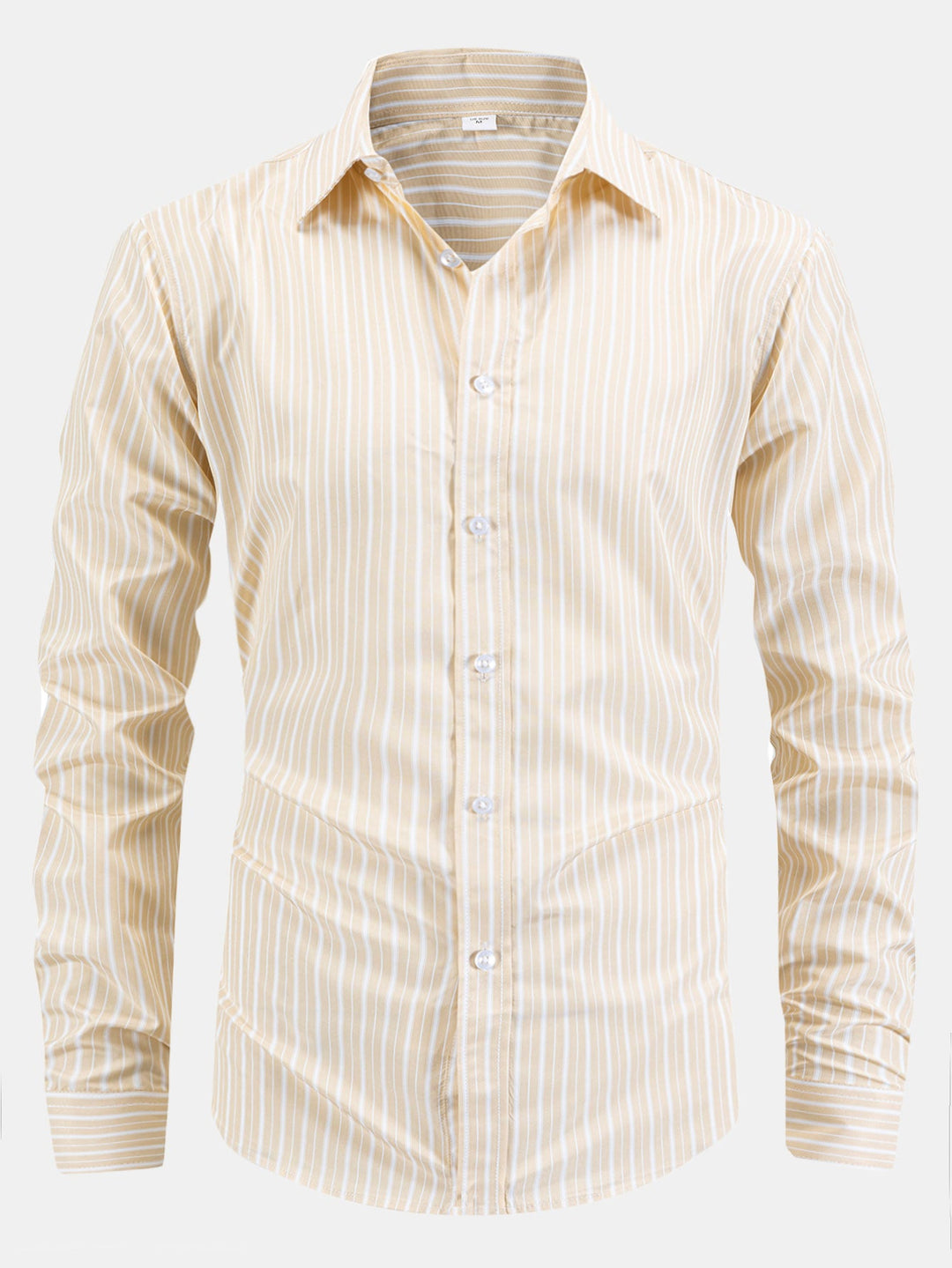 Chemise à rayures à manches longues avec boutons