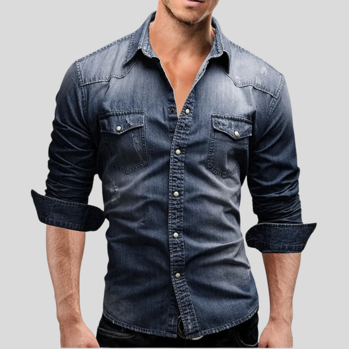 Savrani™ | Chemise en denim au style moderne