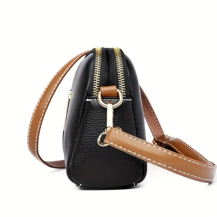Sac à bandoulière Mila en cuir gaufré