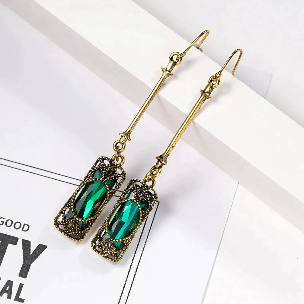 Luna™ | Boucles d'oreilles Pendentif Green Lantern en Or