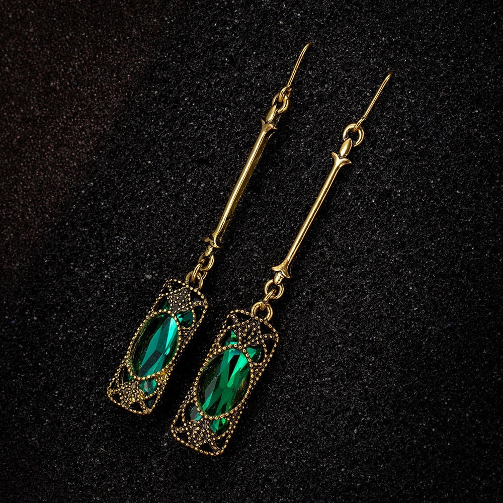 Luna™ | Boucles d'oreilles Pendentif Green Lantern en Or