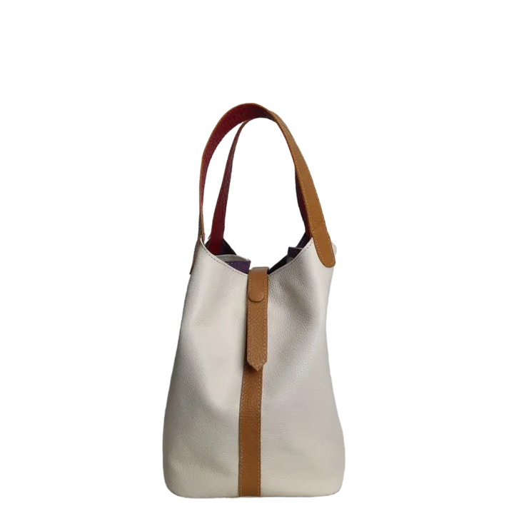 Sac à main en cuir d'Eva Zebra x Talk