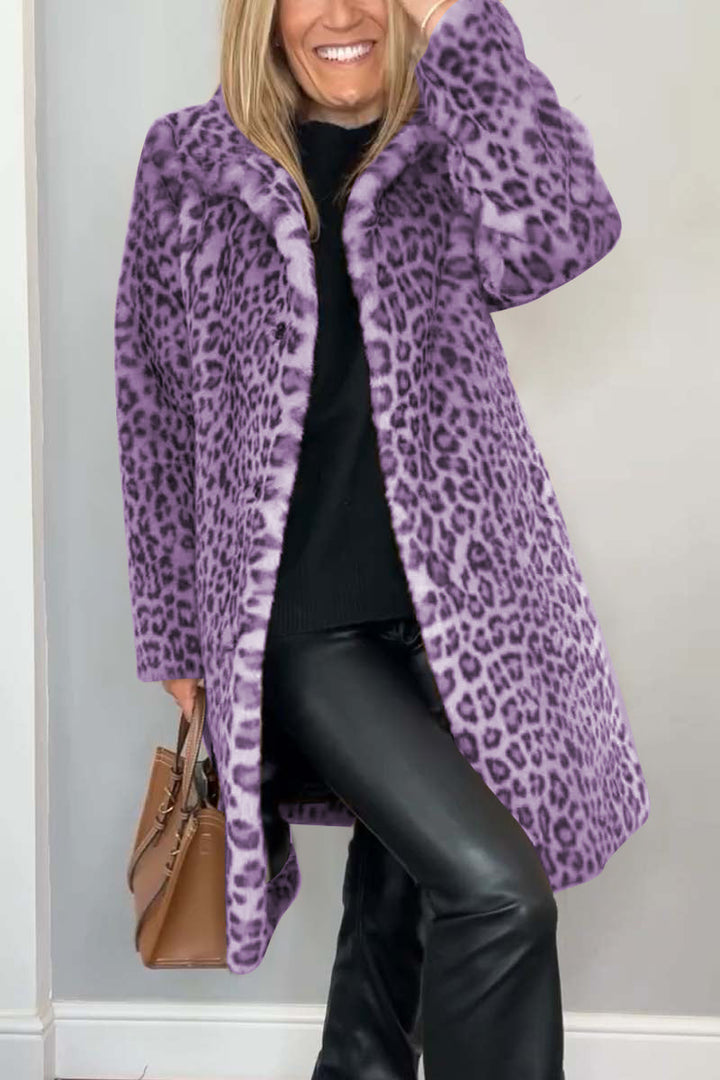 Amara - Manteau léopard