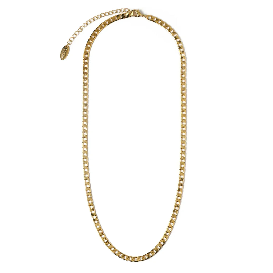 Collier en Chaîne à Maillons Plat | Or