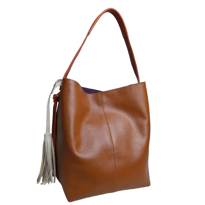 Sac à main en cuir pour femmes Grace Miel