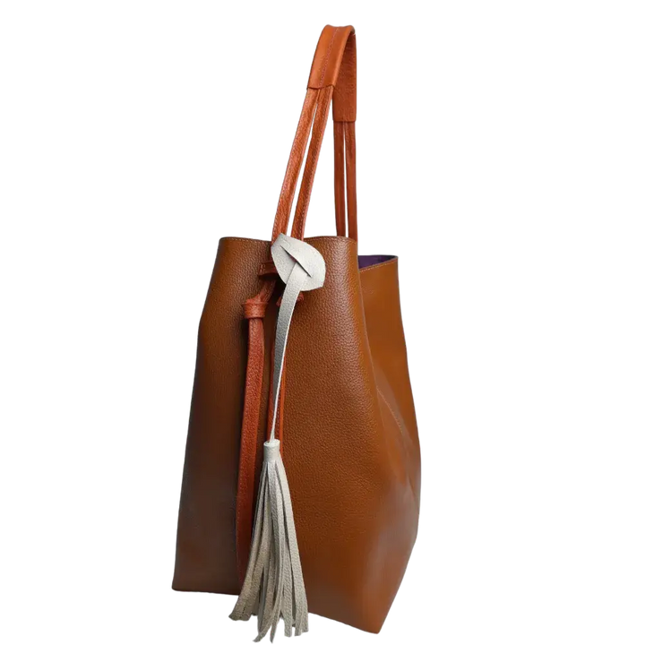 Sac à main en cuir pour femmes Grace Miel