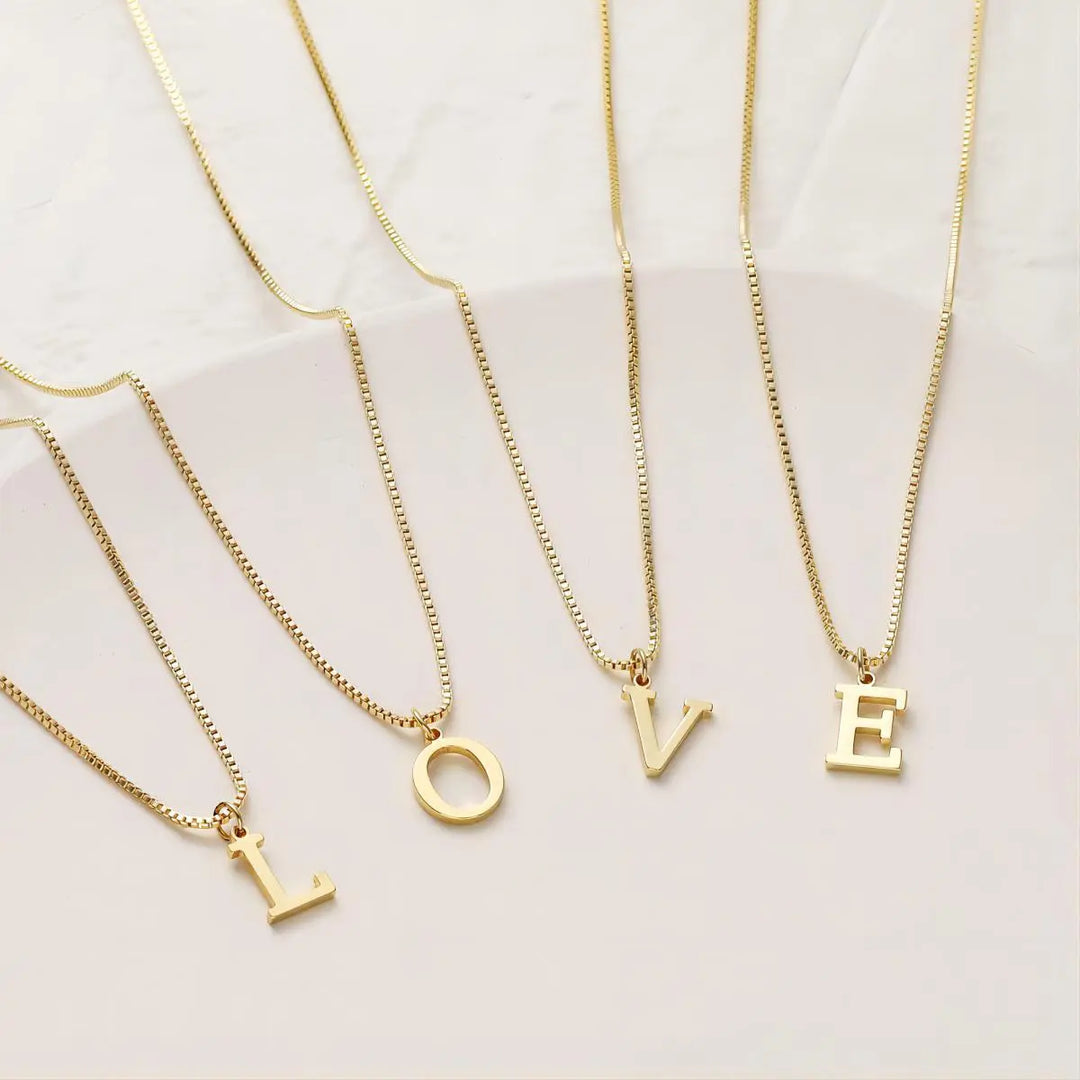Amara™ | Collier Personnalisé avec Initiales d'Amour