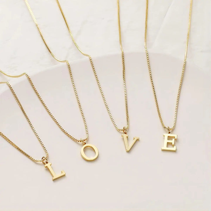 Amara™ | Collier Personnalisé avec Initiales d'Amour