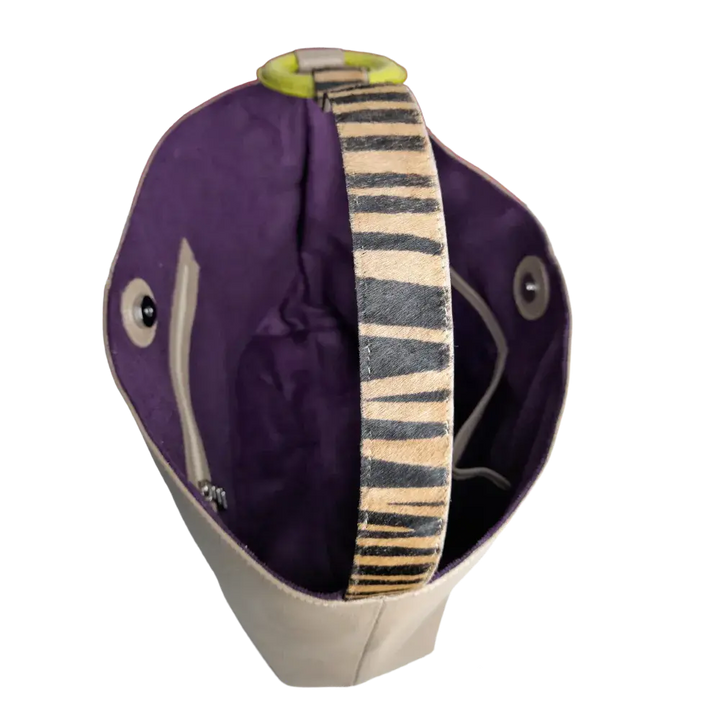 Sac en cuir pour femmes Nora Taupe