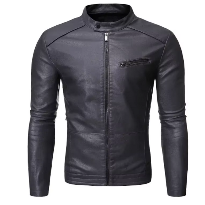 Veste en cuir élégante