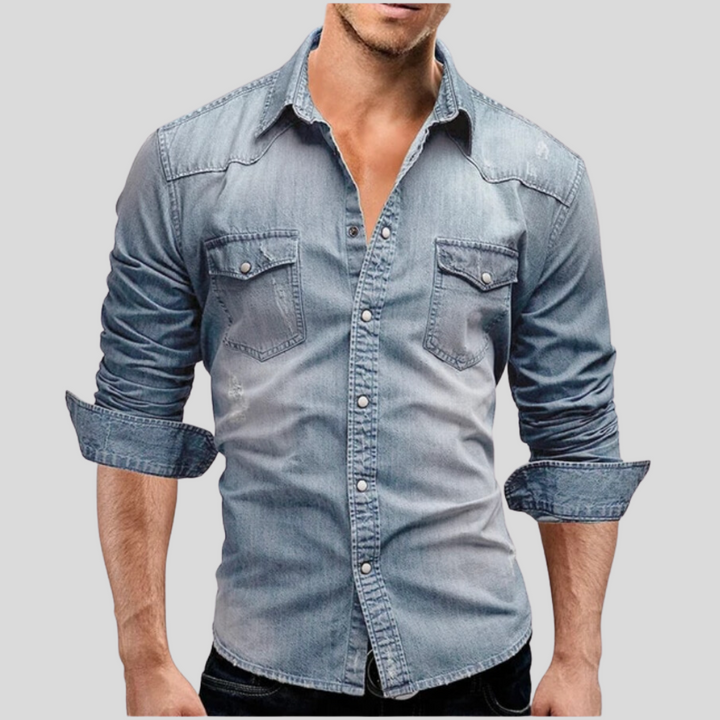 Savrani™ | Chemise en denim au style moderne