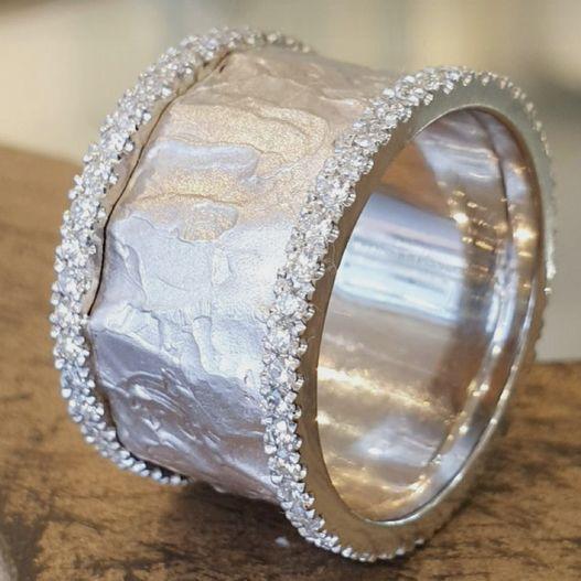 Luna™ | Bague Vintage en Zirconia Argenté