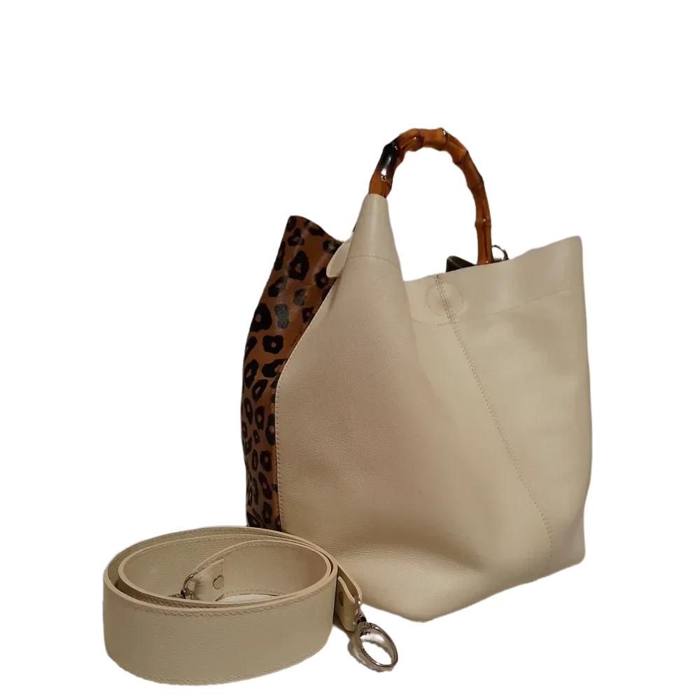 Sac à main en cuir pour femmes Claire Jaguar en cuir de haute qualité avec talc