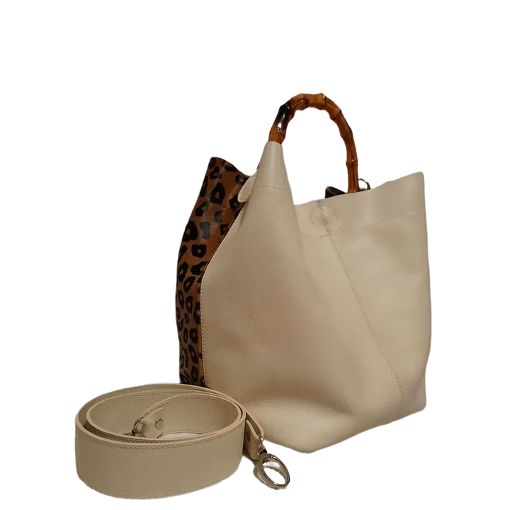 Sac à main en cuir pour femmes Claire Jaguar en cuir de haute qualité avec talc