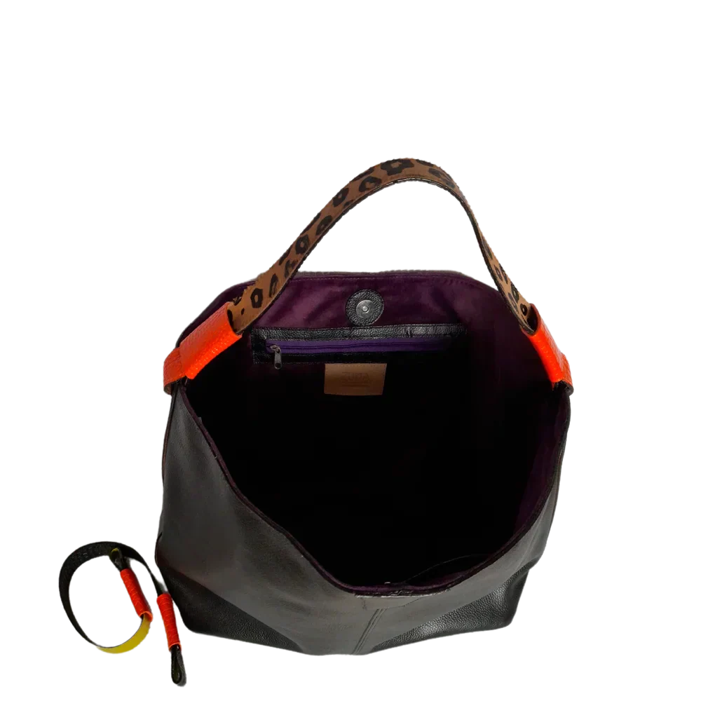 Sac à main pour femmes Addison en cuir noir
