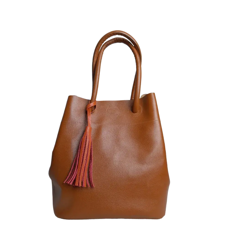Sac à main en cuir pour femmes Brigitte Miel