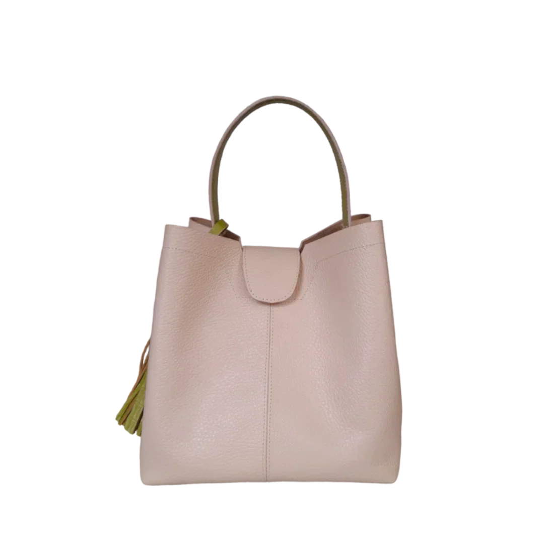Lucia Nude Petite Sac en Cuir pour Femmes
