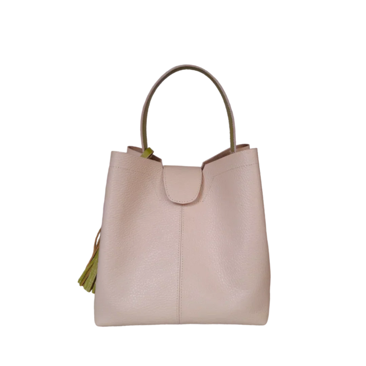 Lucia Nude Petite Sac en Cuir pour Femmes