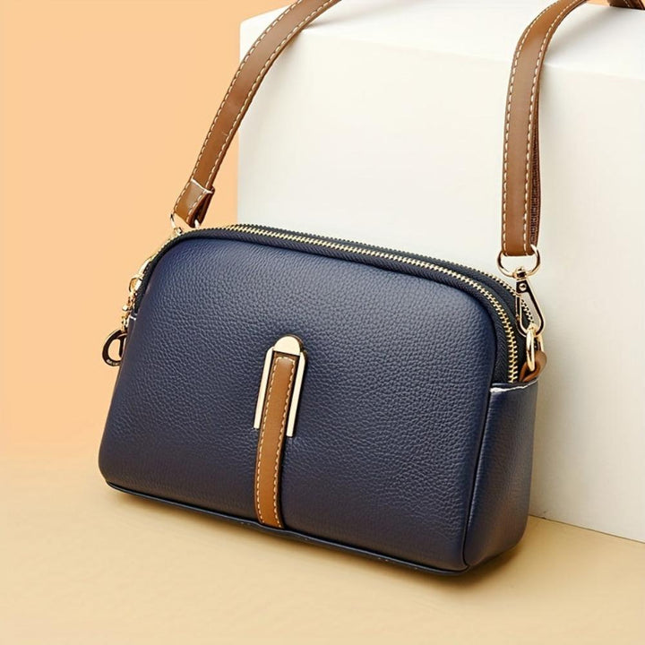 Sac à bandoulière Mila en cuir gaufré