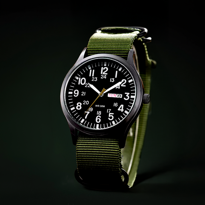Montre de terrain durable
