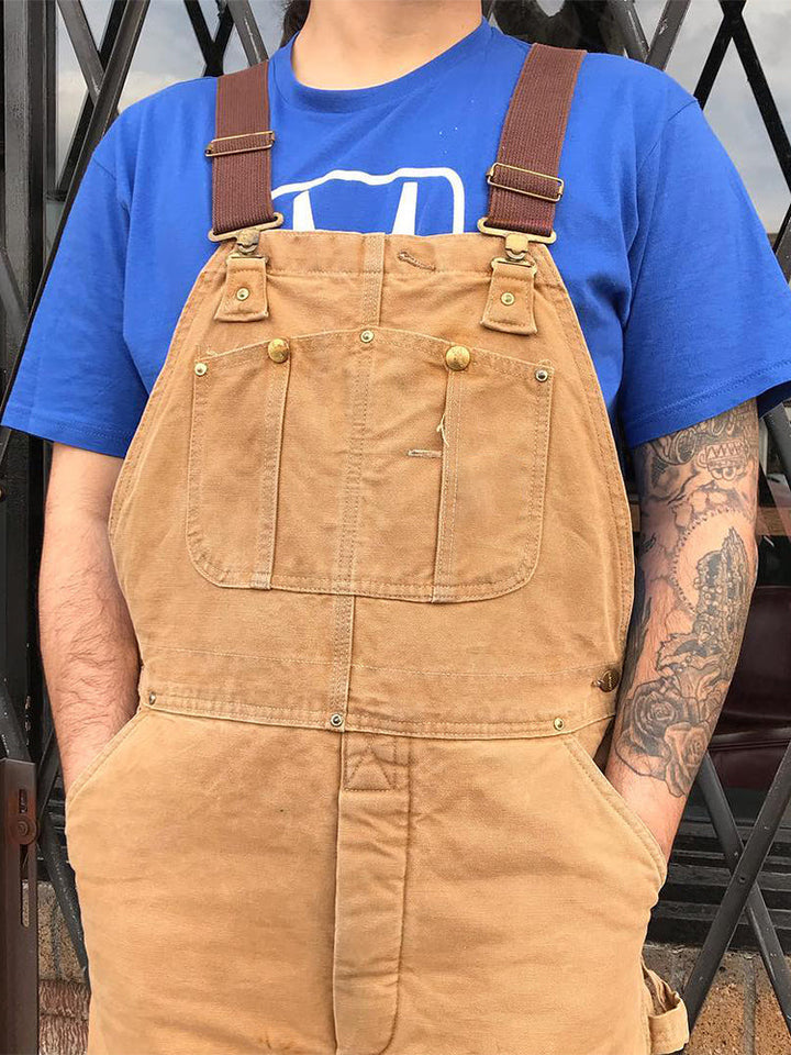 Luc™ | Salopette camel vintage