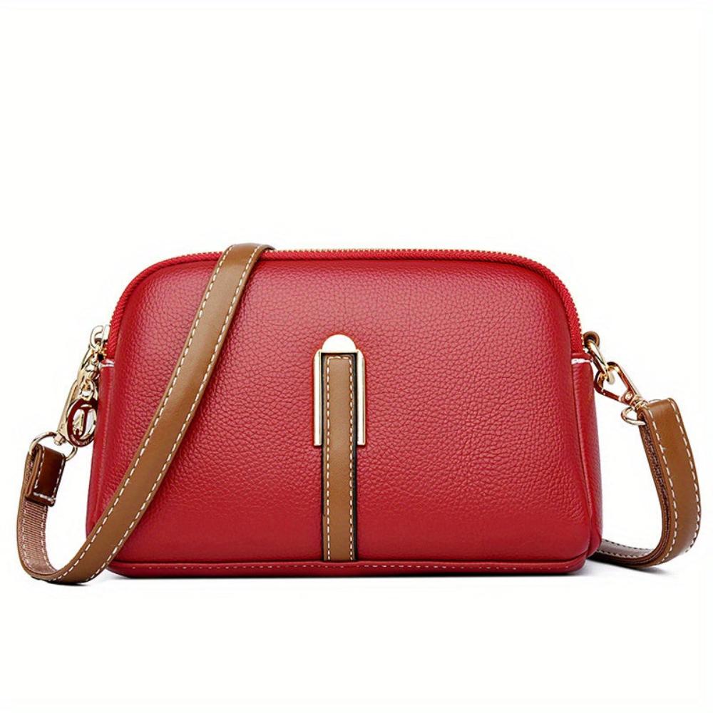 Sac à bandoulière Mila en cuir gaufré